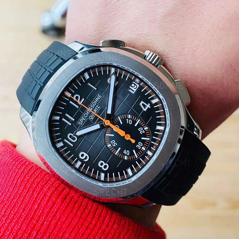 Dropshipping 2025 Best Selling Products Wristwatches For Men Specht&Sohne Male Quartz Sports Watches Rubber Strap Waterproof