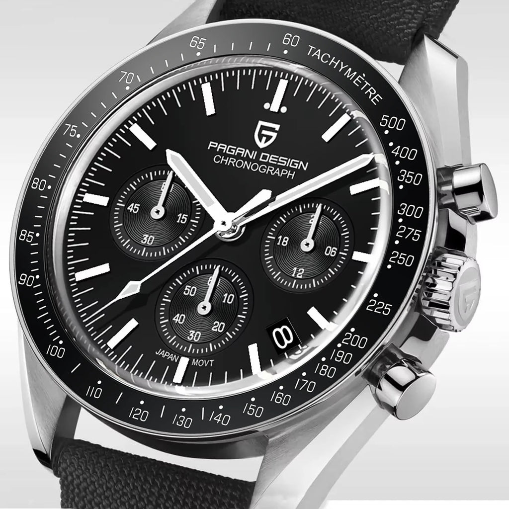 PAGANI DESIGN Moon Mens Watches 2026 Top Brand Luxury Quartz Watch For Men Chronograph Luminous Sapphire Mirror Waterproof Clock