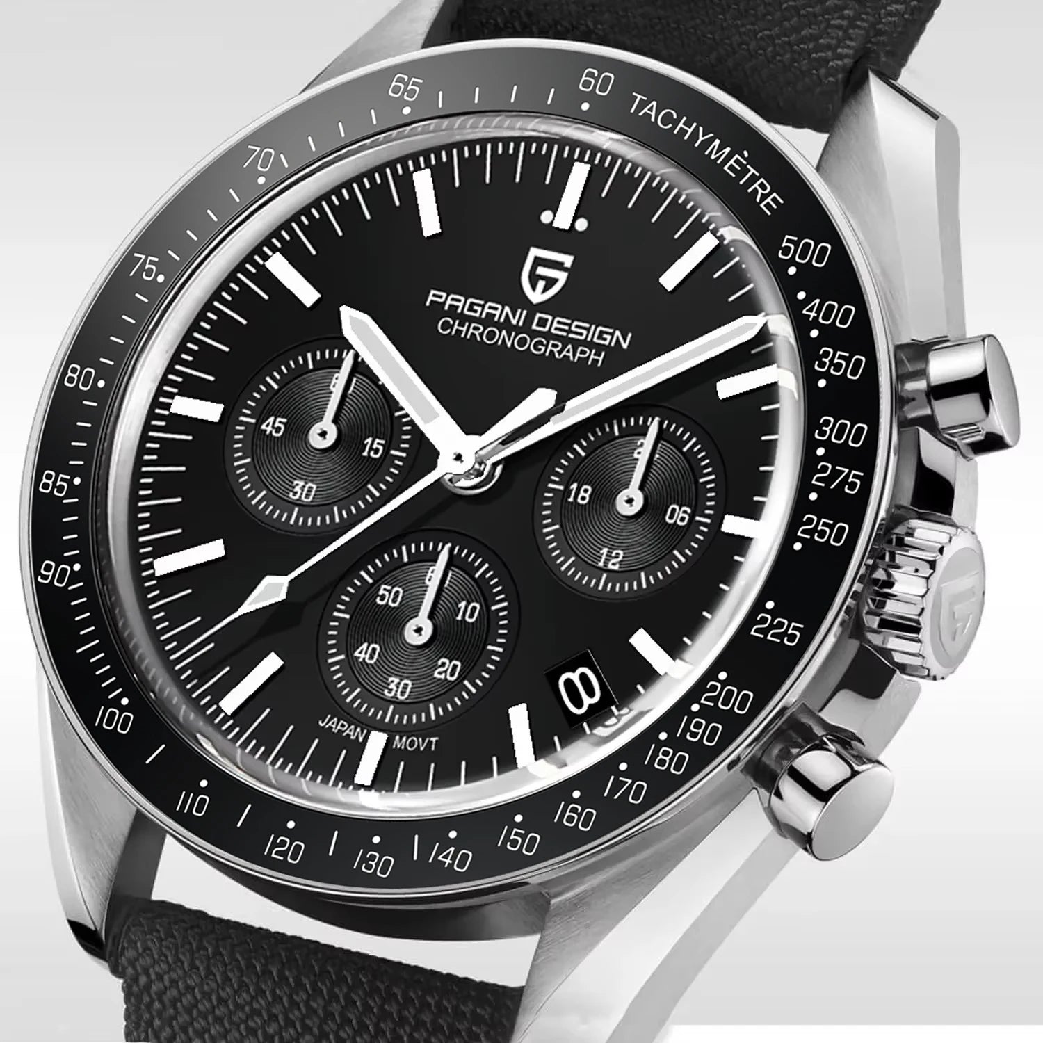 PAGANI DESIGN Moon Mens Watches 2026 Top Brand Luxury Quartz Watch For Men Chronograph Luminous Sapphire Mirror Waterproof Clock