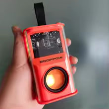 Transparent Mecha Bluetooth Speaker With Lanyard Mini Wireless