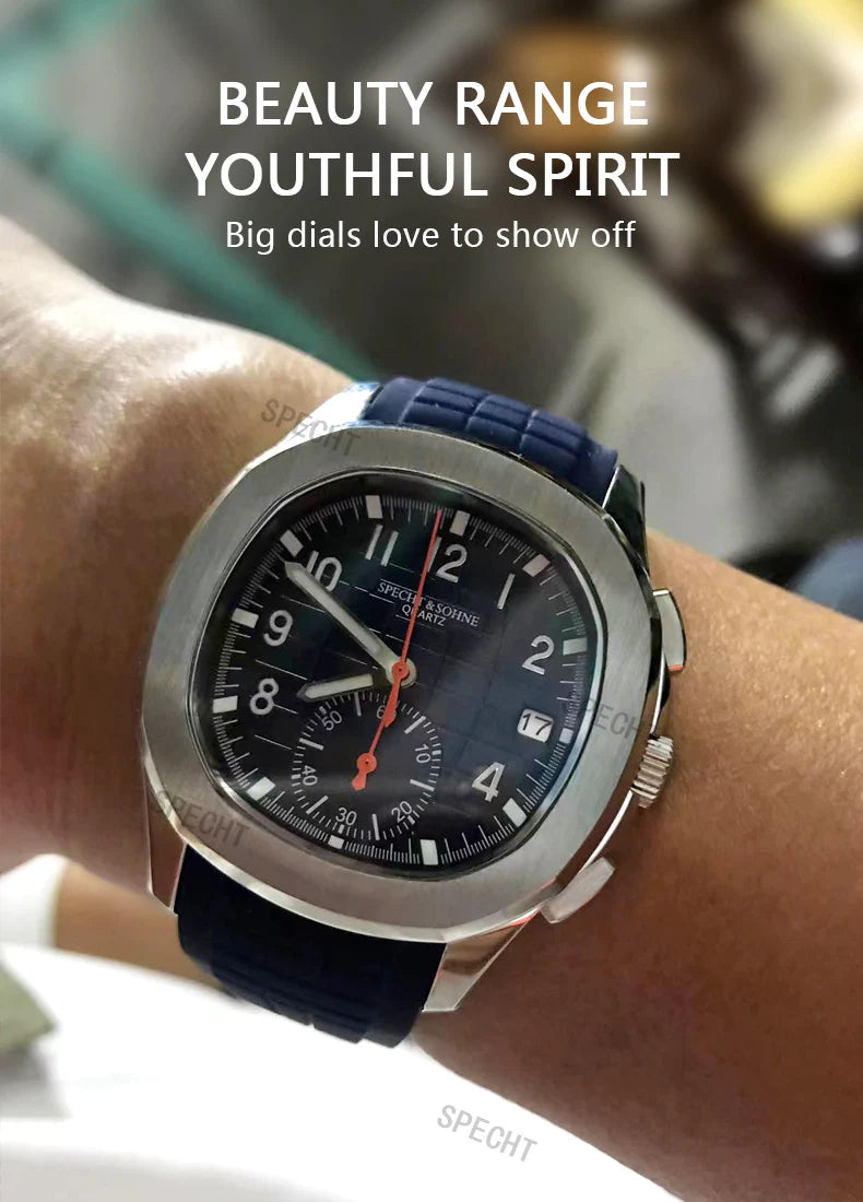 Dropshipping 2025 Best Selling Products Wristwatches For Men Specht&Sohne Male Quartz Sports Watches Rubber Strap Waterproof