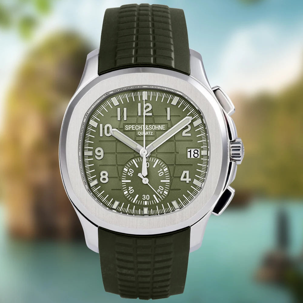 Dropshipping 2025 Best Selling Products Wristwatches For Men Specht&Sohne Male Quartz Sports Watches Rubber Strap Waterproof