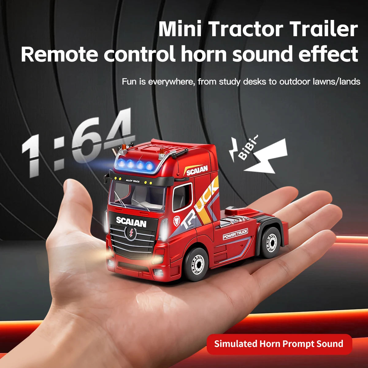 2026 Wltoys 6408 1:64 RC Car Mini 4WD Container