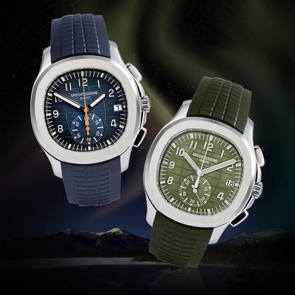 Dropshipping 2025 Best Selling Products Wristwatches For Men Specht&Sohne Male Quartz Sports Watches Rubber Strap Waterproof