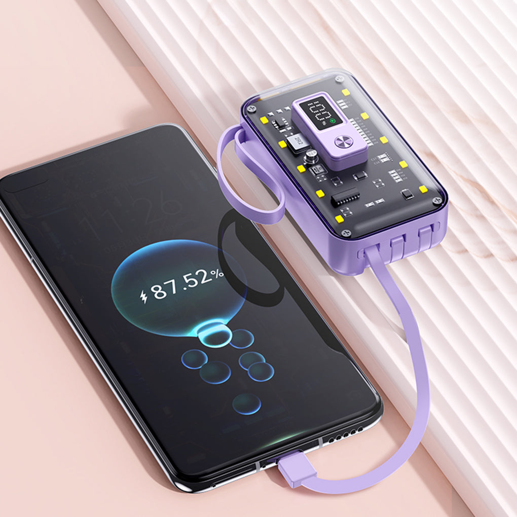 22.5W 10000mAh portable fast charging mobile power box